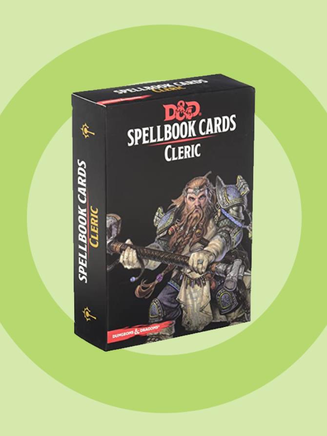DND Spellbook Cards Cleric