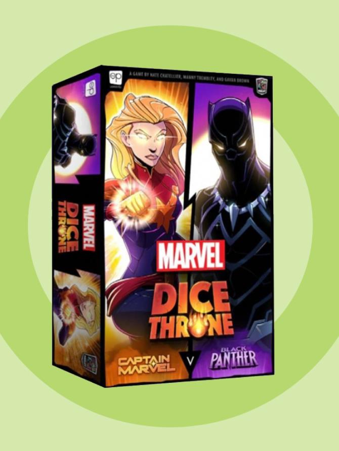Dice Throne: MARVEL 2-Hero - Captain Marvel, Black Panther