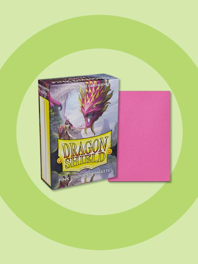 Sleeves: Dragon Shield - Japanese Size - Matte (x60) (PinkDiamond)