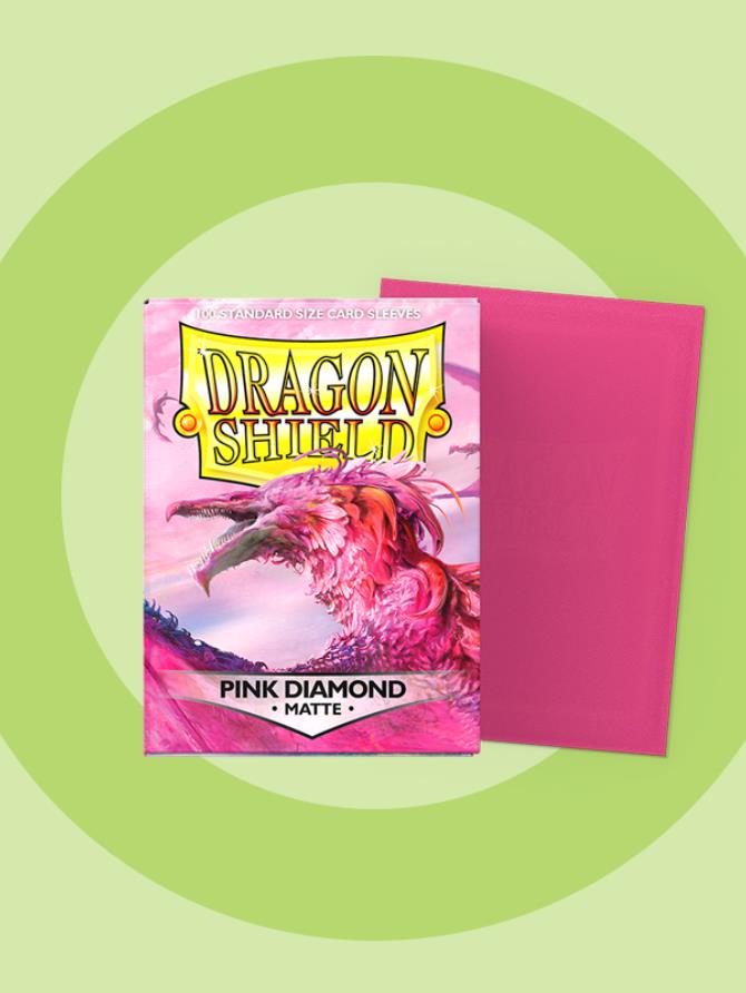 Sleeves: Dragon Shield - Standard - Matte (x100) (PinkDiamond)
