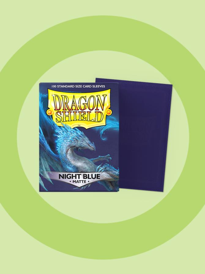 Sleeves: Dragon Shield - Standard - Matte (x100) (Night Blue)