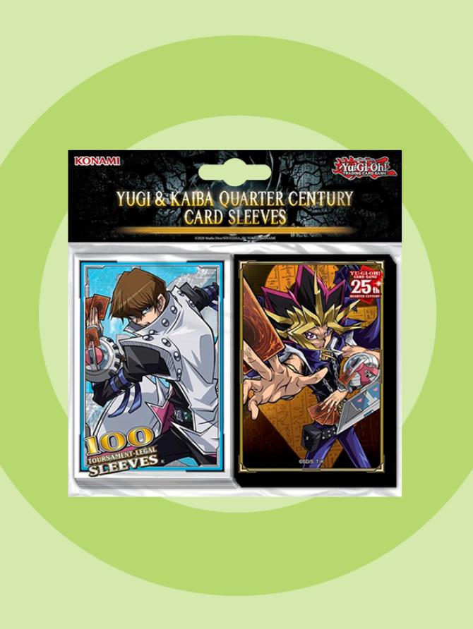 Yu-Gi-Oh! Card Sleeves - Yugi & Kaiba Quarter Century