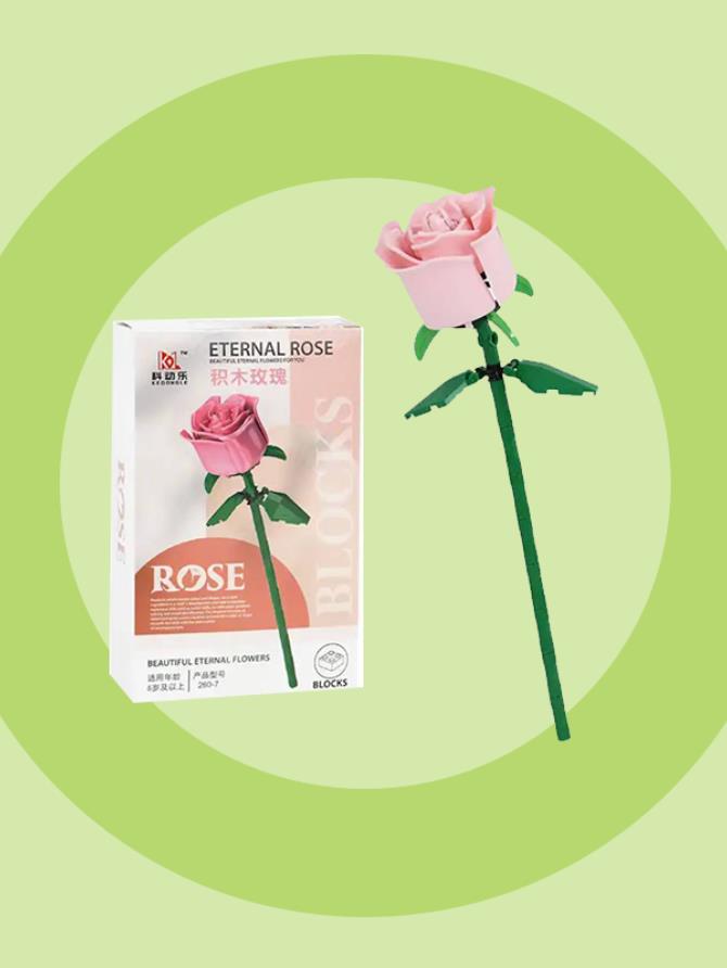 Pink Rose Building Blocks