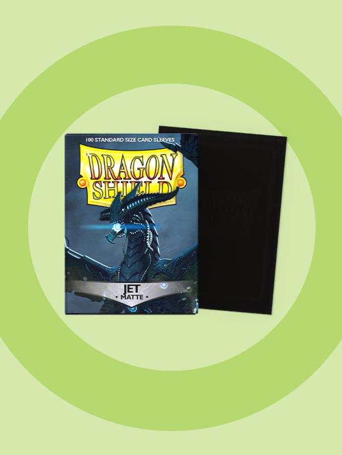 Sleeves: Dragon Shield - Standard - Matte (x100) - Jet