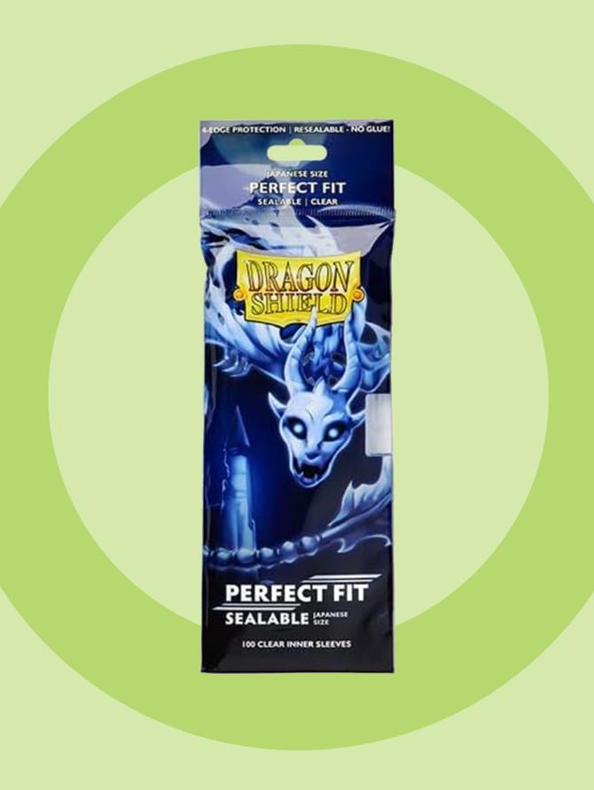 Sleeves: Dragon Shield - Japanese Size - Perfect Fit - Sealable - Clear (x100)