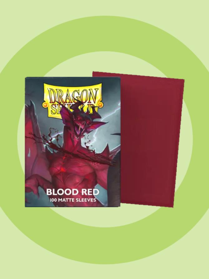 Sleeves: Dragon Shield - Standard - Matte (x100) - Blood Red