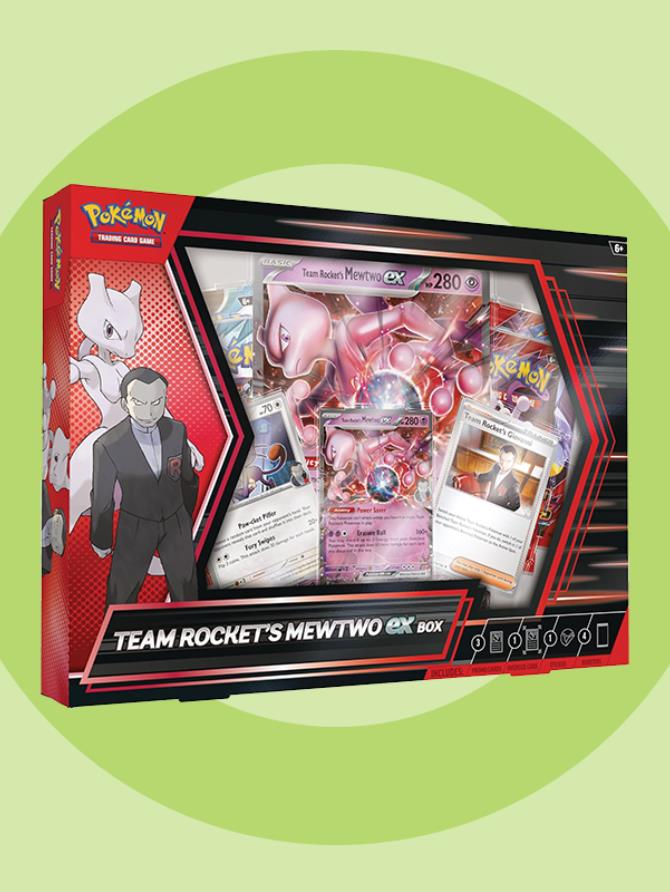 Pokemon TCG: Team Rocket's Mewtwo ex Box
