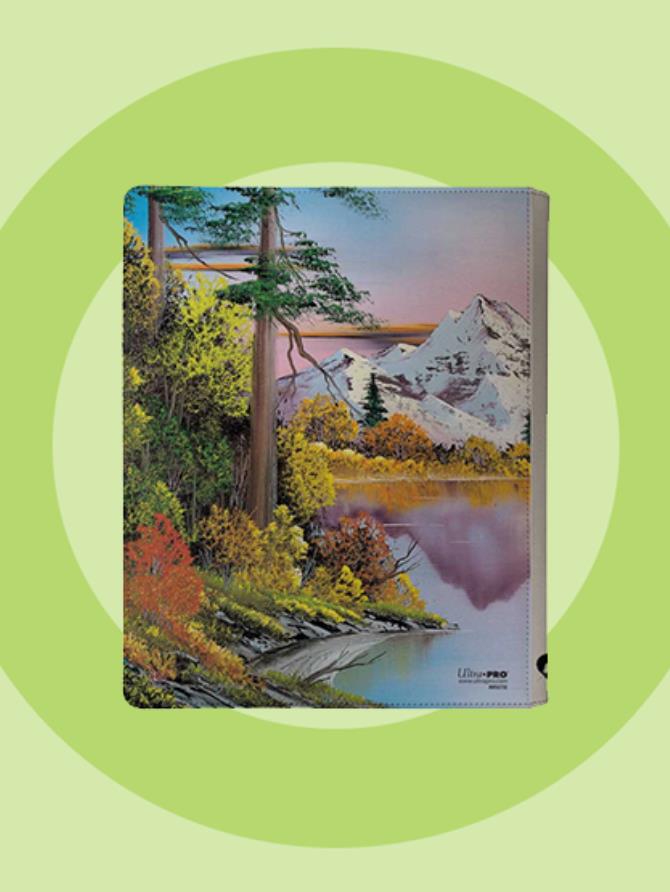 Binder: Ultra PRO - 9-Pocket Binder - Bob Ross - Mountain Lake