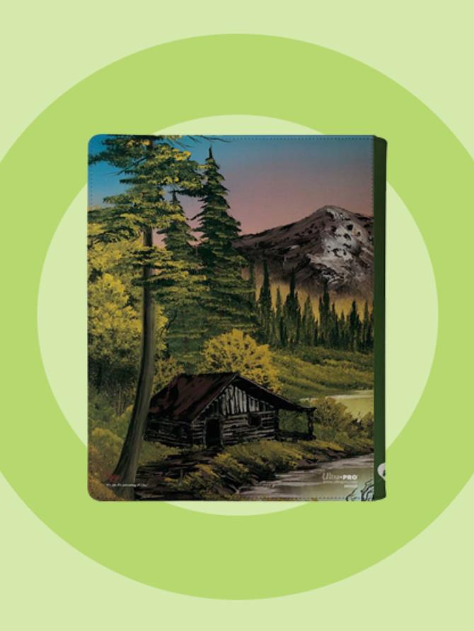Binder: Ultra PRO - 9-Pocket Binder - Bob Ross - Mountain Retreat