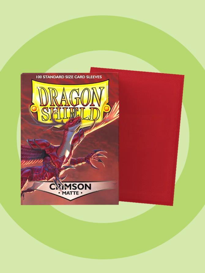 Sleeves: Dragon Shield - Standard - Matte (x100) - Crimson