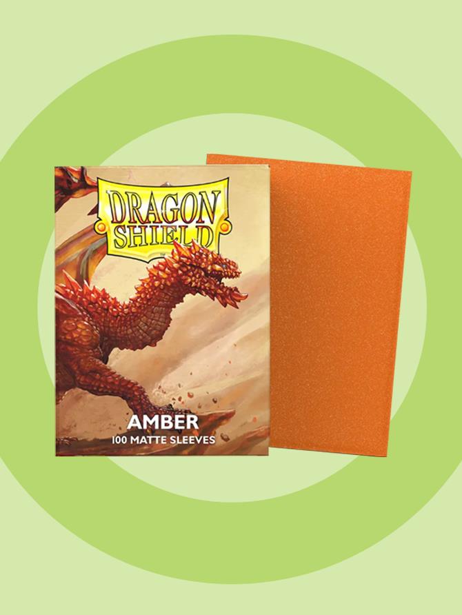 Sleeves: Dragon Shield - Standard - Matte (x100) - Amber