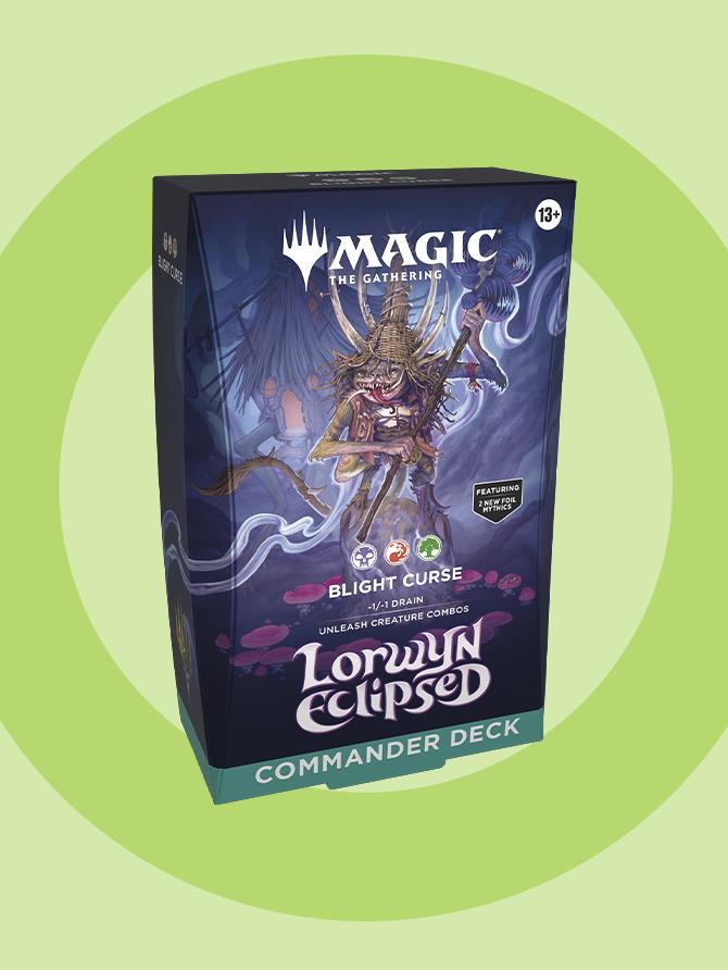 MTG: Lorwyn  Eclipsed - Blight curse commander deck