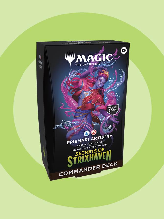 MTG: Secrets of Strixhaven - Prismari Artistry commander deck