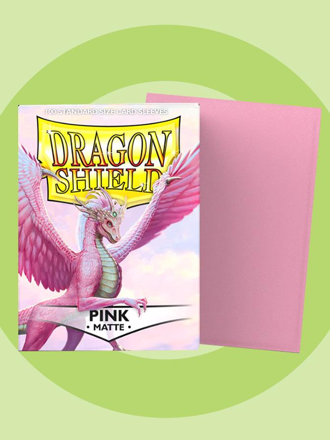 Sleeves: Dragon Shield - Standard - Matte (x100) - Pink