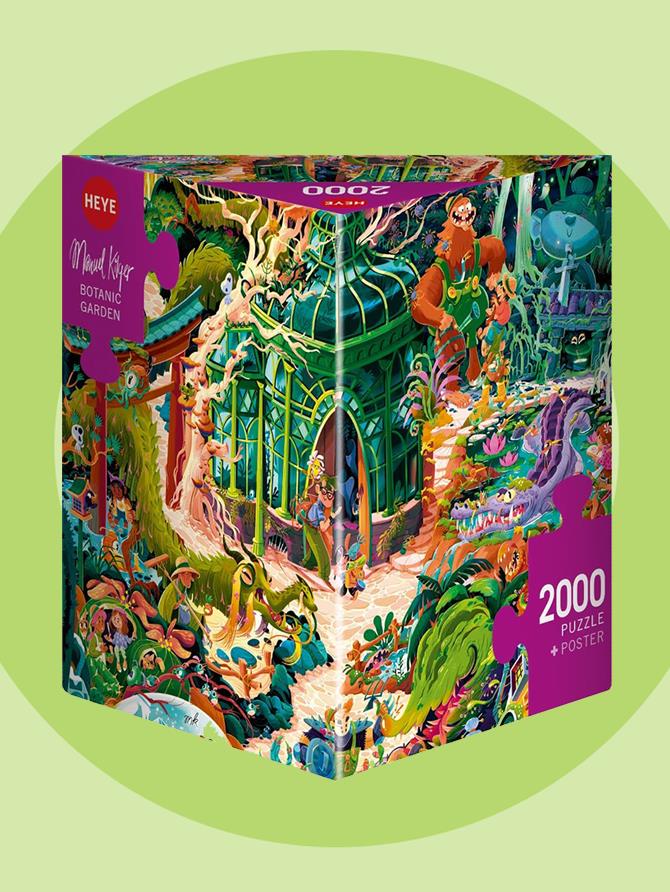 Jigsaw Puzzle: HEYE - Triangle: Kilger, Botanic Garden (2000 Pieces)