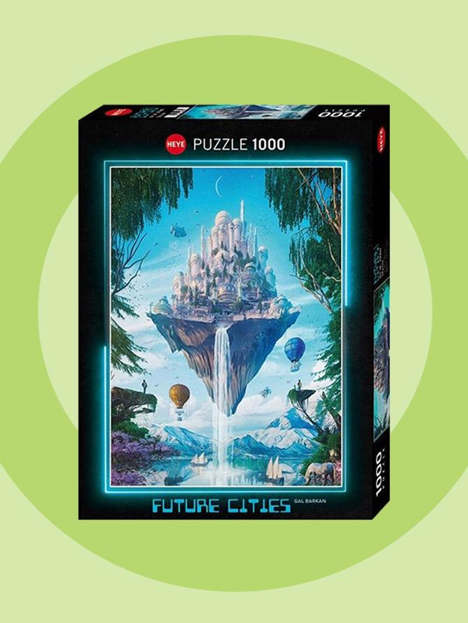 Jigsaw Puzzle: HEYE - Future Cities - Sky Isle (1000 Pieces)
