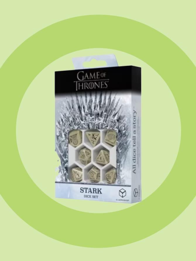 Dice: Q-Workshop - Game of Thrones - Stark Poly(x8)