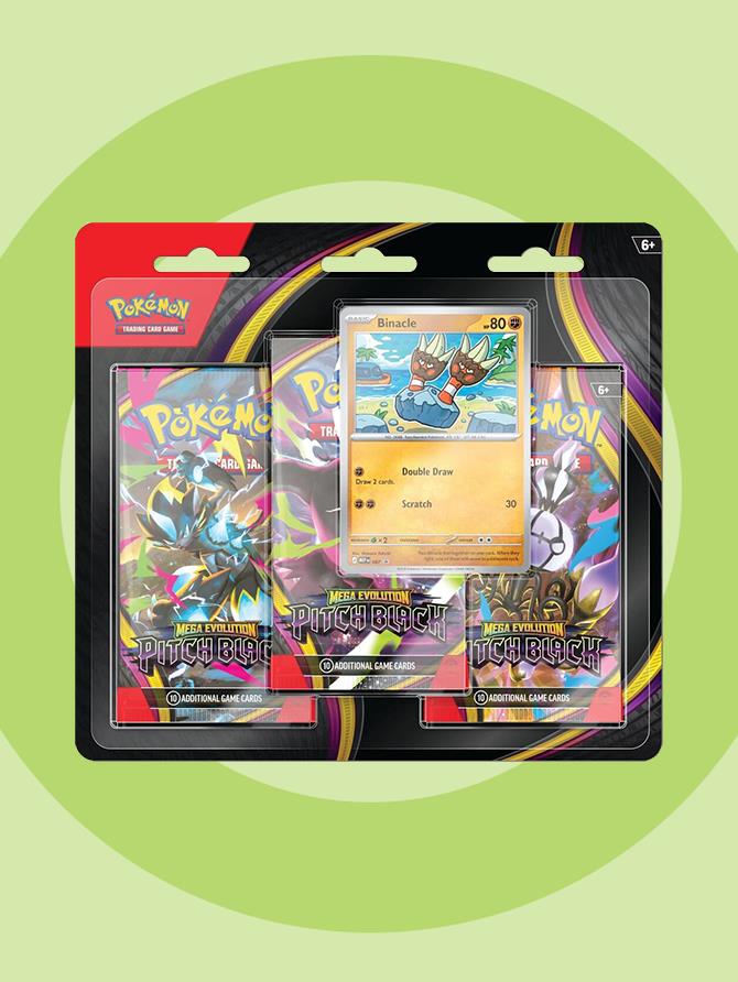 Pokemon TCG: Mega Evolution - Pitch Black 3-Pack Blister