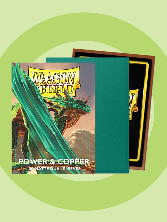 Sleeves: Dragon Shield - Standard - Matte Dual (x100) - Power & Copper