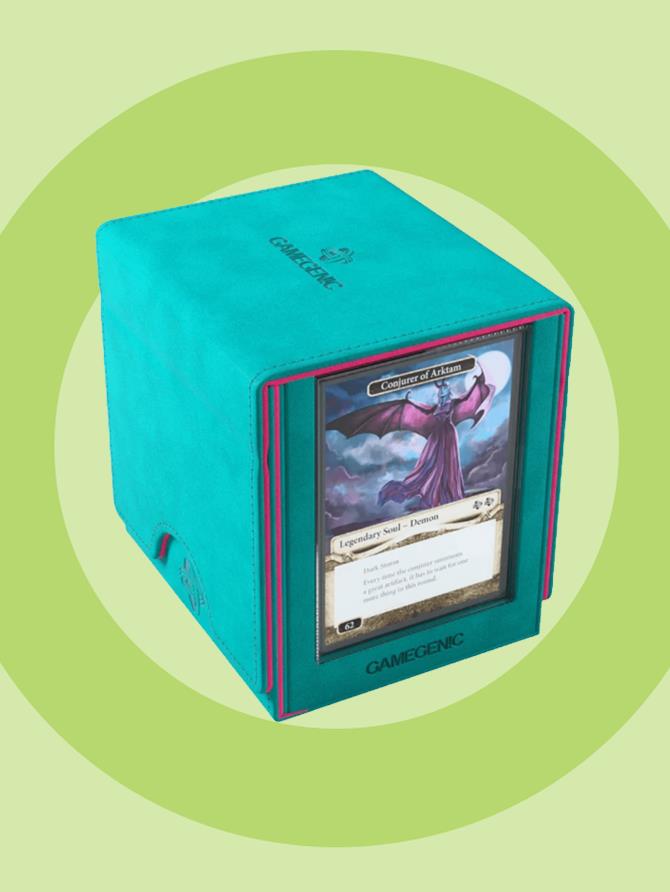 Deck Box: Gamegenic - Sidekick 100+ XL Convertible - Teal/Pink