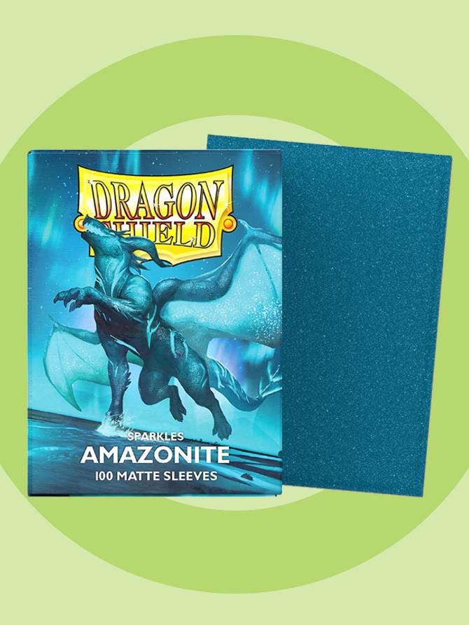 Sleeves: Dragon Shield - Matte Sparkles (x100) - Amazonite