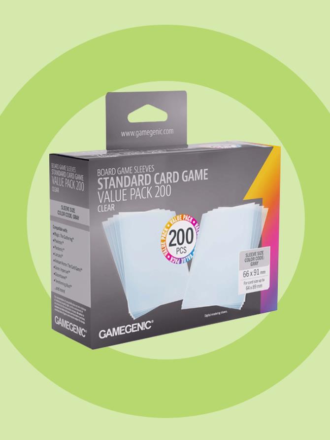 Sleeves: Gamegenic - Matte Board Game - Standard (66 x 91mm) - Value Pack (x200)